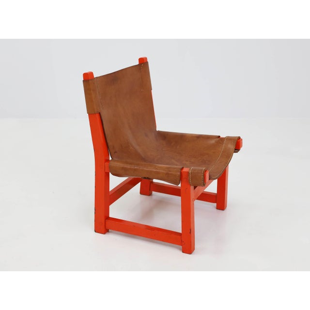 Riaza Hunting Children's Chair by Muñoz Paco for Darro, Spain, 1959 For Sale - Image 14 of 14