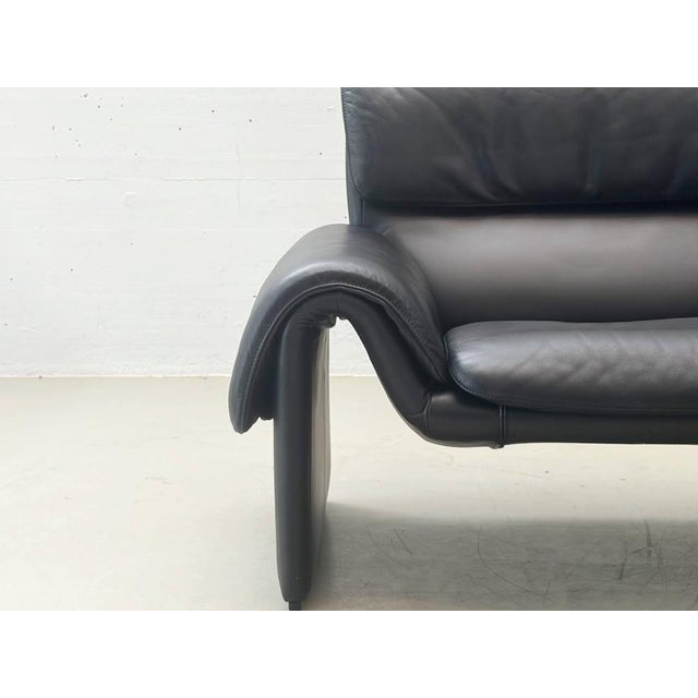 DS-2011 Chair in Black Leather from de Sede, Switzerland, 1980s For Sale - Image 14 of 16