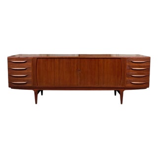 Scandinavian-Style Teak Sideboard by Johannes Andersen, 1960s For Sale