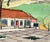 1960s Trout Gulch Road Design Proposal, Aptos Ca - Watercolor on Heavy Cardstock by Jon Blanchette For Sale - Image 5 of 7