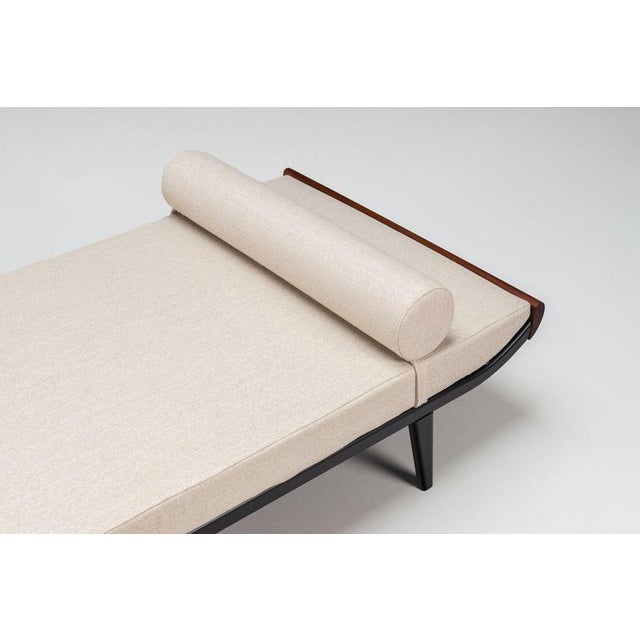 Beige Cleopatra Daybed in Wool by Dick Cordemeijer for Auping, Netherlands, 1954 For Sale - Image 8 of 12