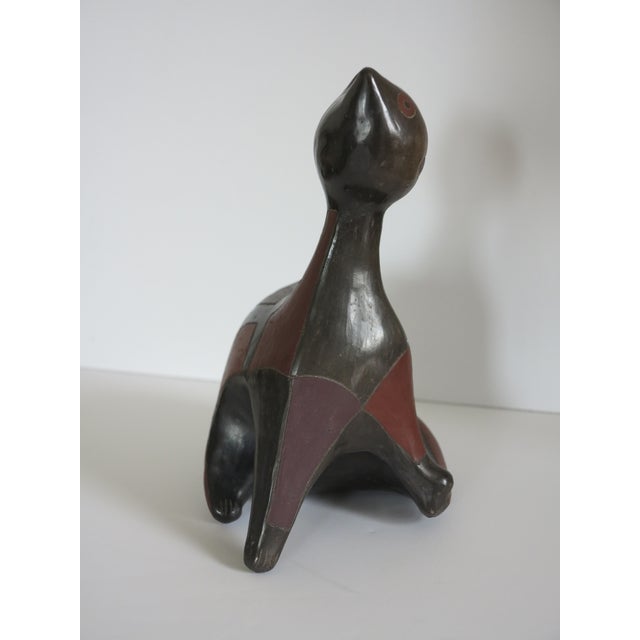 Mid-Century Ceramic Pottery Cat by Manuel Felguerez Barra For Sale - Image 4 of 9
