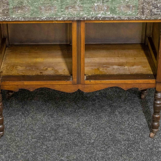 Victorian Walnut Washstand, 1890s For Sale - Image 6 of 18