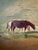 Carl-Axel Acking Axel Johannes Ulmer, Landscape with Horses, Oil Painting on Canvas For Sale - Image 4 of 13