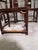 Vintage Chinese Brown Tall Yokeback Chairs, Set of 6 For Sale - Image 4 of 16