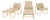 Brown Jordan Patio Furniture Set, 4 Pcs. For Sale
