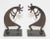 Late 20th Century Heavy Southwest Kokopelli Metal Sculptures Bookends - Set of 2 For Sale - Image 11 of 12
