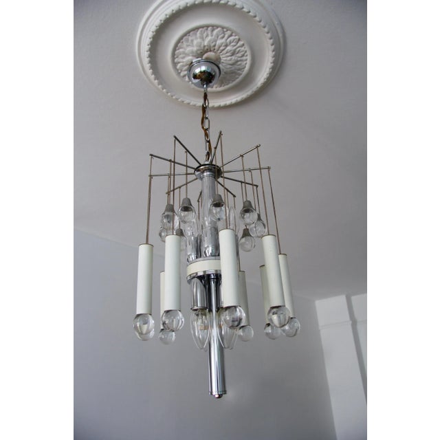 Small Italian Chandelier, 1970s For Sale - Image 14 of 14