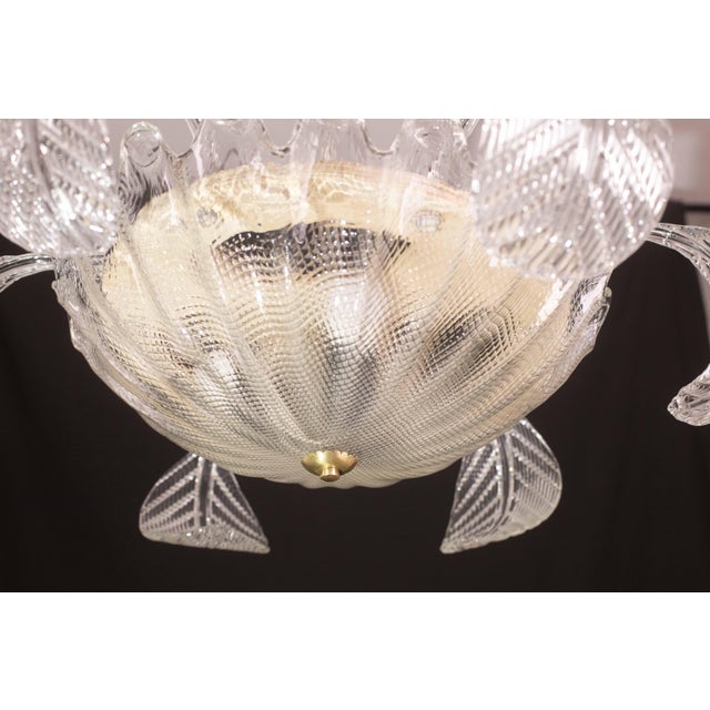 Art Decò, Barovier & Toso Pendant, Murano Glass, 1950s For Sale - Image 6 of 12