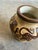 Brown Michael Andersen & Søn Danish Tiger Ceramic Vase Mid-Century 1960s For Sale - Image 8 of 9