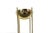 Late 20th Century Late 20th Century Brass Torchier Floor Lamp by Reluxe Milano For Sale - Image 5 of 6