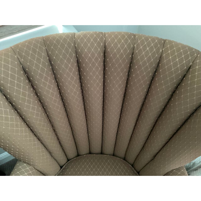 1940’s Channel Back Arm Chair For Sale - Image 4 of 10