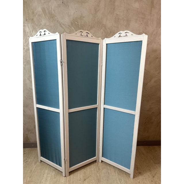 Antique Folding Screen, 1890s For Sale - Image 4 of 15