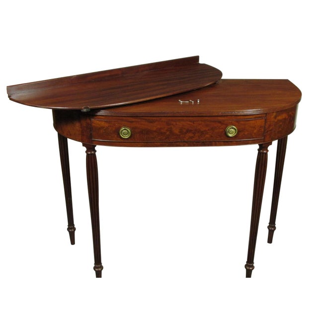 18th-C. American Federal Console Table For Sale - Image 11 of 14