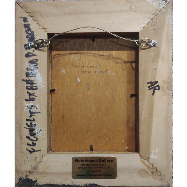 Paint Douglas Paul Morgan -Sunset Dining Still Life -Oil Painting For Sale - Image 7 of 9