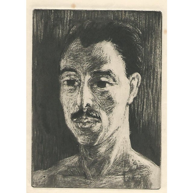 Raphaël Drouart, Self-Portrait, 1923, Etching For Sale - Image 3 of 9