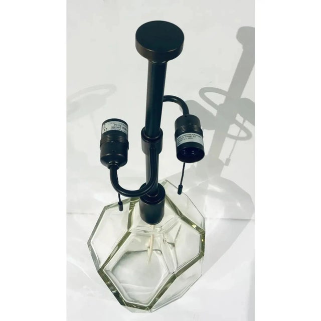 Baker Furniture Company Barbara Barry for Baker Large Glass Gemstone Table Lamp For Sale - Image 4 of 5