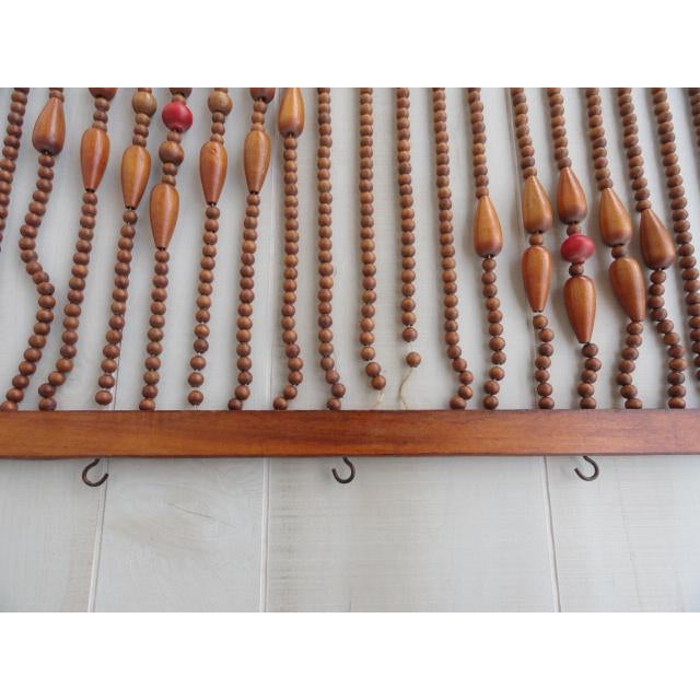 Vintage Wooden Beaded Curtain Chairish