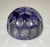 1970s Vintage Hand Made Cut to Clear Purple Amethyst Glass Desk Paperweight Crystal For Sale - Image 5 of 9