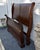 Cherry Wood Sleigh Bed Louis Philippe Style Frame Full Size For Sale - Image 9 of 16
