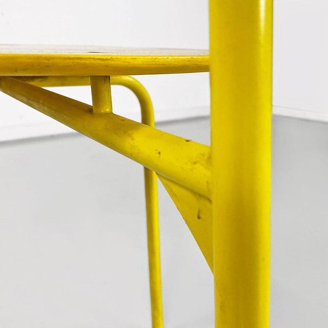 Italian Modern Alien Chair in Metal and Wood attributed to Carlo Forcolini for Alias, 1980s For Sale - Image 12 of 14