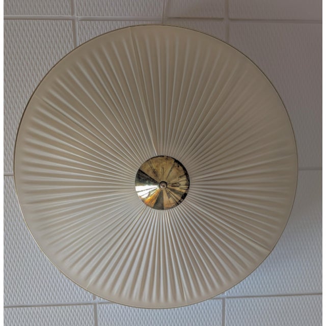 Light Yellow Vintage Finnish Fush Mount, 1950s For Sale - Image 8 of 18
