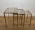 1940s Neoclassical style brass nesting tables by Maison Jansen For Sale - Image 6 of 12