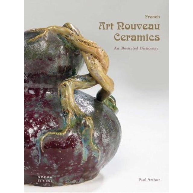 Ceramic Art Nouveau Japanese-Style Stoneware Vase by Gresmor, 1890s For Sale - Image 7 of 8