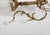 1960s Spanish Empire Style Cast Brass and Crystal Pendant Light For Sale - Image 4 of 10
