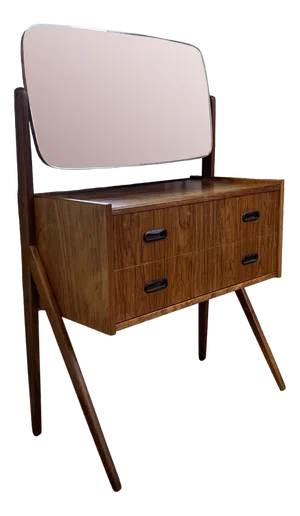 Danish Dressing Table in Rosewood Veneer, 1960s