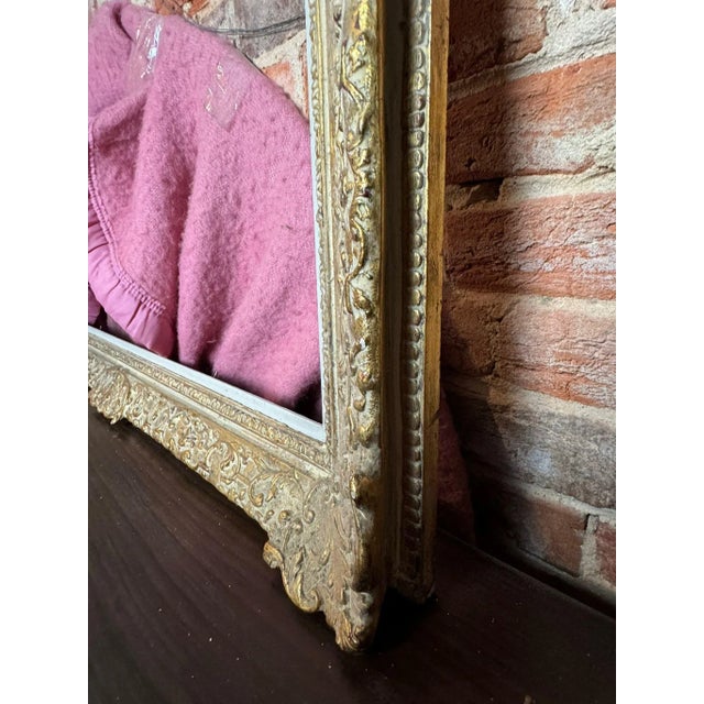 Large French Giltwood Frame – Mid 19th Century Antique For Sale - Image 10 of 12