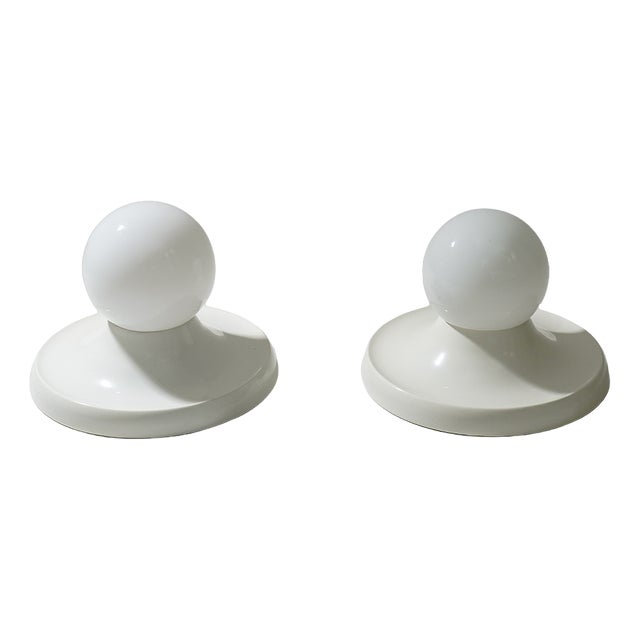 Light Ball Ceiling Lights by Fratelli Castiglioni for Flos, 1960s, Set of 2 For Sale