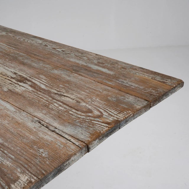 19th Century Scandinavian Wooden Gate Leg Table For Sale - Image 9 of 12
