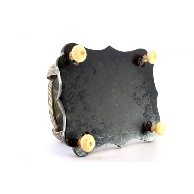 Candelabra with Silver Structure in Raised and Relief Shape For Sale - Image 5 of 8