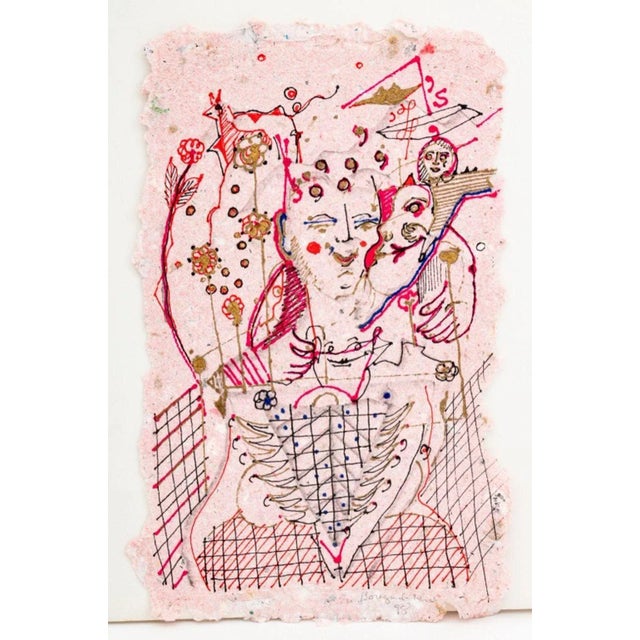 Eva Bouzard-Hui Surrealist Scenes Mixed Media, 15 For Sale - Image 14 of 18