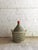 1950s Large Vintage Wine Balloon in Grey Basket, Italy, 1950s For Sale - Image 5 of 10