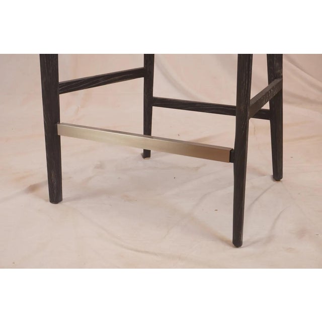 Interlude Kendra Counter Stools, Set of 3 For Sale In San Diego - Image 6 of 10