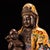 Late 19th Century Cloisonné Bronze Guanyin With Child, 4500g, Gilt Figurine For Sale In Los Angeles - Image 6 of 8