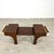 Dimensions: H 18” x W 42.5” x D 18” Lower shelf – H 14” Italian Space Age two-tone side table with two side drawers,...