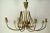 Exquisite ceiling lamp made of brass (hammered and pressed) - artist design. Manufacture by hand! 8 base E14. Up to 250V...