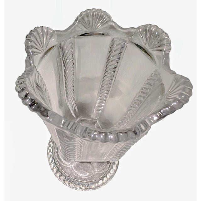 Eapg Boston & Sandwich Glass "Cable" Pattern Spoon Holder (1858) For Sale In Boston - Image 6 of 12