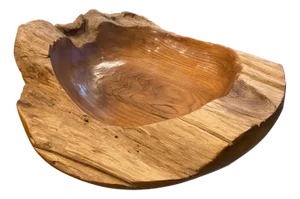 Andrianna Shamaris Organic Teak Wood Vessel