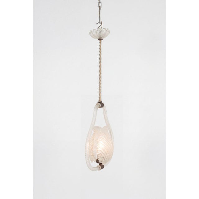 1950s 1950s Attributed Barovier & Toso Chandelier, Italy For Sale - Image 5 of 12