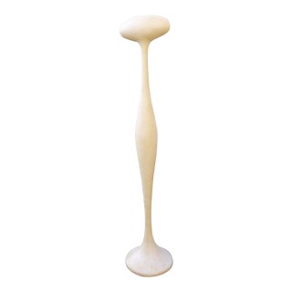 1990s Italian Guglielmo Berchicci Fiberglass Floor Lamp For Sale