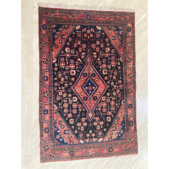Early 20th Century Vintage Turkish Hand-Knotted Rug- 3′8″ × 5′10″ For Sale - Image 13 of 13