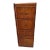 Antique Oak Four Drawers File Cabinet. Early 20th Century For Sale