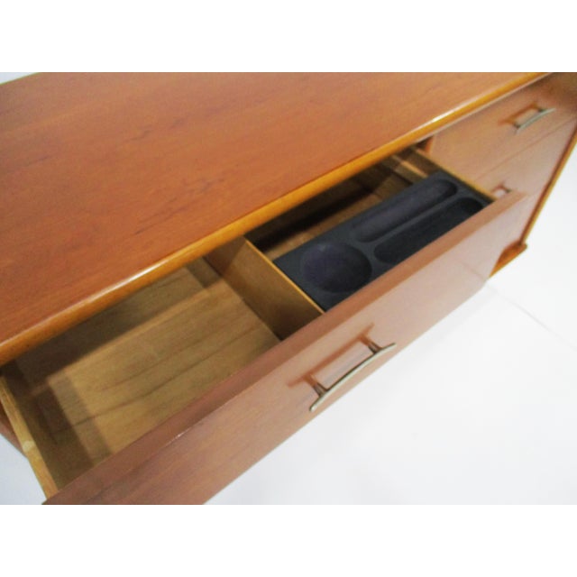 Wood American of Martinsville Styled Mid Century Dresser Chest For Sale - Image 7 of 11