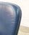Swiss Executive Desk Chair in Ocean Blue Leather from Sitag, 1970s For Sale - Image 5 of 10