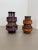 WGP Pink Orange Ceramic Fat Lava Vases from Scheurich, Germany, 1970s, Set of 2 For Sale - Image 4 of 18