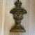 Italian 18th Century Trompe L’oeil Neoclassical Style Handpainted Urn Form Wall Ornament With Hand Forged Flower Sculpture For Sale - Image 4 of 9